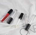 2ml Mini Square Shape Black Empty Plastic ABS Lip Gloss Tube Makeup Packaging with Brush  Lipstick  Cosmetic Container