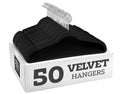 Non-slip Ultra-thin Space Saving 360 Rotary Hook Black Velvet Clothes Hanger for Coats Suits