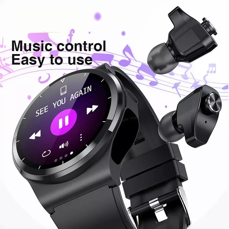 Brand New Talking Sports Smart Watch and TWS Earphones 2-in-1 Dual System + Sports Mode 2-in-1 Watch