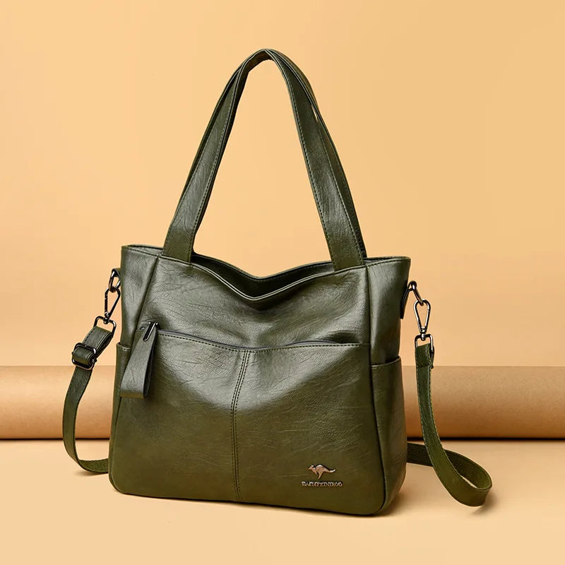 Fashion PU Leather Women Messenger Bags Ladies Shoulder Bags Casual Brand Handbags Woman Bag
