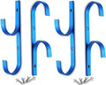 Factory  Aluminum Pole Hanger(4PCS) With 8PCS Screws  Colour Blue