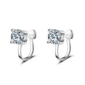 Factory Wholesale Ear Clip for Women Without Piercing Earrings Zircon  Silver Earrings 2023 New Fashion Jewelry