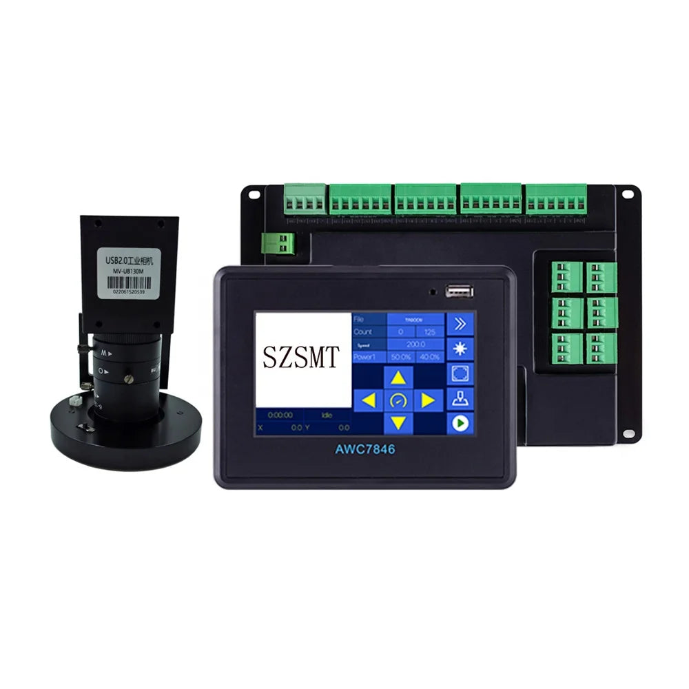 New CO2 Laser Controller Trocen AWC7846 Replace AWC708CPLUS AWC708S Other Brands Single-Head/Double Laser Control System