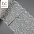 2026 New Arrival Lace Trim Stretch Floral Eyelet Swiss Lace Trimming Fabric