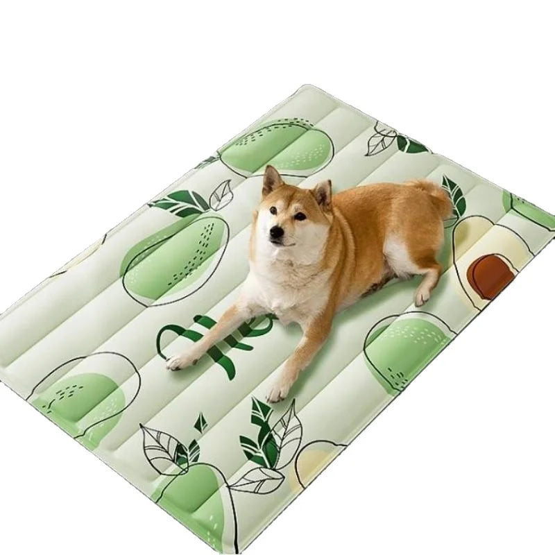 Enjoy Life Summer Best Dogs Cooling Gel Mats-Floral Pattern Model Dip-001 to Beat the Heat