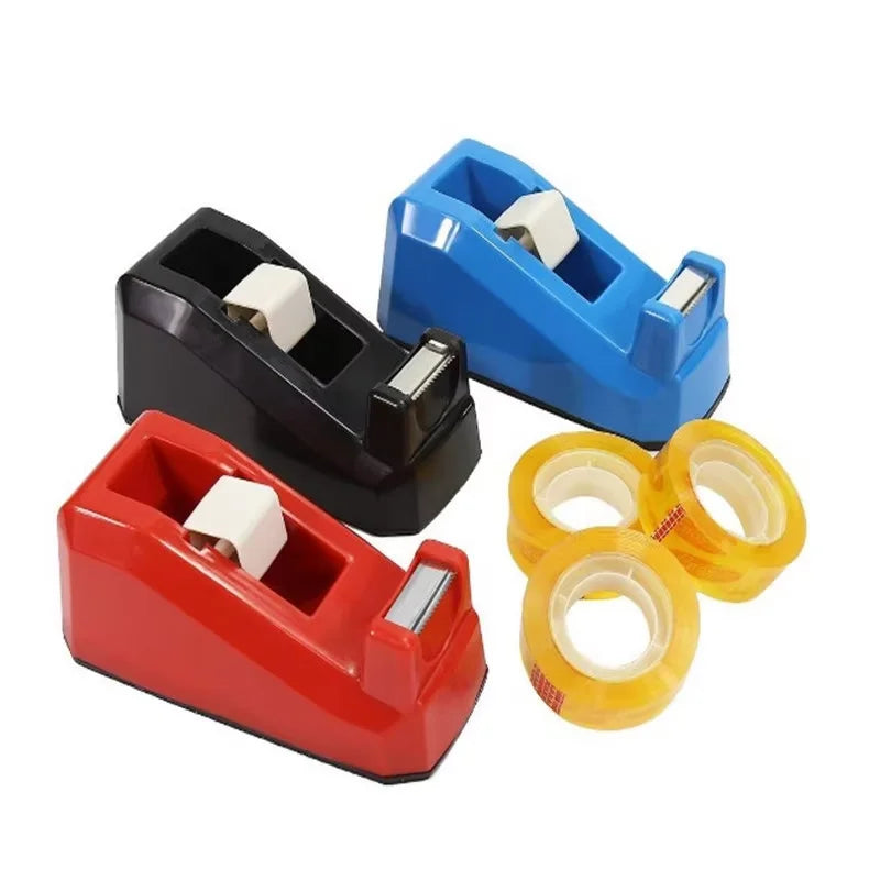 Wholesale Transparent Table Holder with Cutter Plastic Manufacturer Packaging Tape