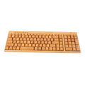Customizable Wireless 108 Key Wooden Bamboo USB Office Keyboard PC Computer Laptop Smart TV Keyboards