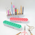 Multi-Purpose Sewing Tool Storage Box Desktop Organizers Silicone Make up Brush Storage Stand Cosmetic Storage Box