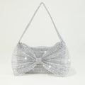 Trending Fashion Bow Women Clutch Bling Rhinestone Party Evening Bag
