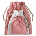 Custom Logo & Sizes Household Reusable Canvas Drawstring Socks & Lingerie Dust Bags for Home Supplies