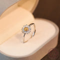 Newest Style S925 Sterling Silver Daisy Flower Rings for Women Jewelry Accessories YB-XY-170