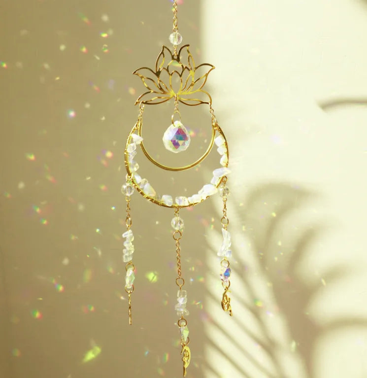 Lotus Sun Catcher Window Decoration Home Decorations Garden Crafts Wall Decor Sun Catcher