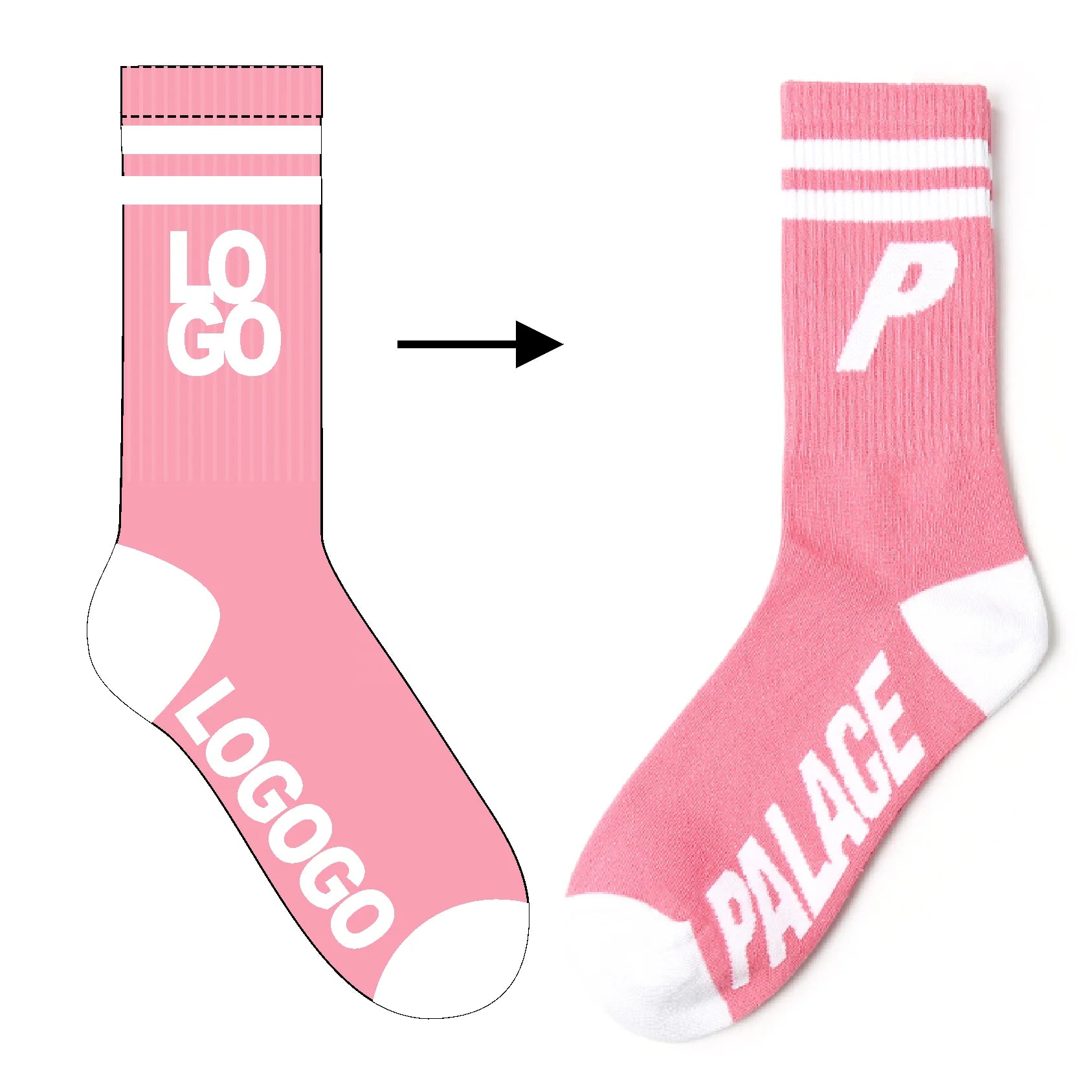 Custom Elite Sock Letters White Black Socks Sports Custom logo Socks