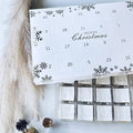 Ready to Ship Cardboard Two Tuck End Foldable Advent Calendar Box Merry Christmas Box Christmas Countdown Box