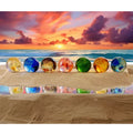 ADL Polished Crystal Love Theme Colorful Ball for Souvenir Wedding Company Gifts