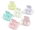 YHJ Wholesale Hair Claw Clips Cute Mini Hair Claws Customize logo Unbroken Eco-friendly Acetate Hair Claw for Women