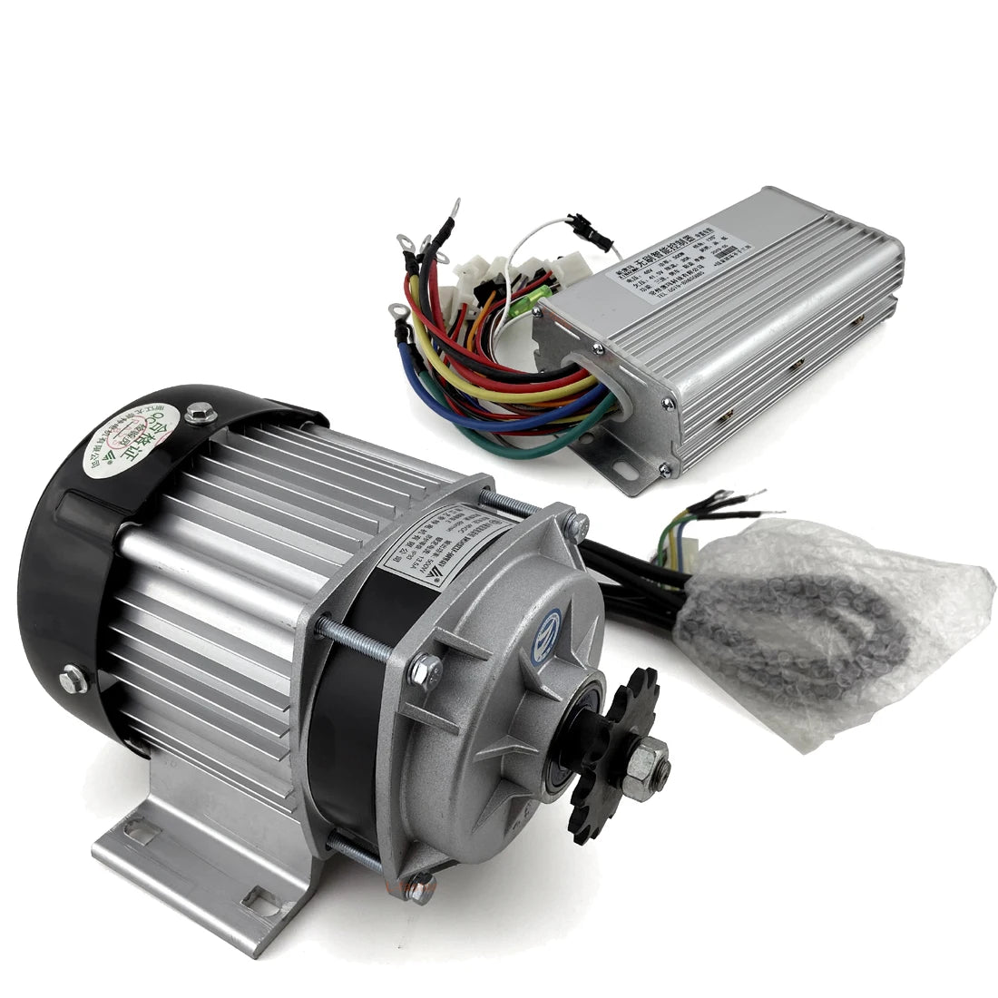 48V500W Unite Electric Rickshaw  Adult Electric Tricycle Brushless Dc Gear Motor Spare Parts Conversion Kits