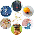 Keychain Rings for Crafts Gold Key Chain Kit Includes 100Pcs Split Key Ring with Chain 100pcs Jump Rings and Screw Eye