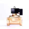 3/8"-2" Brass Non-Hot Normally Closed Solenoid Valve with Waterproof Diaphragm 220V 12V 24V for Long-time Water Media Use