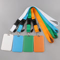 Id Card Holder Lanyards with Logo Design Custom Strong Id Badge Neck Lace