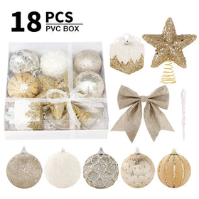 Wholesale Christmas Balls Foam Glitter Christmas Decorative Balls Hanging Premium Christmas Baubles
