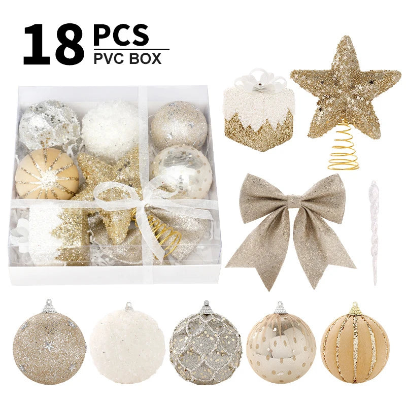 Wholesale Christmas Balls Foam Glitter Christmas Decorative Balls Hanging Premium Christmas Baubles