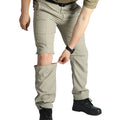 2in1 Men's  Quick Dry  Detachable Tactical Pants Trousers Pant Hiking Hunting Worker Cargo Half Short Pant