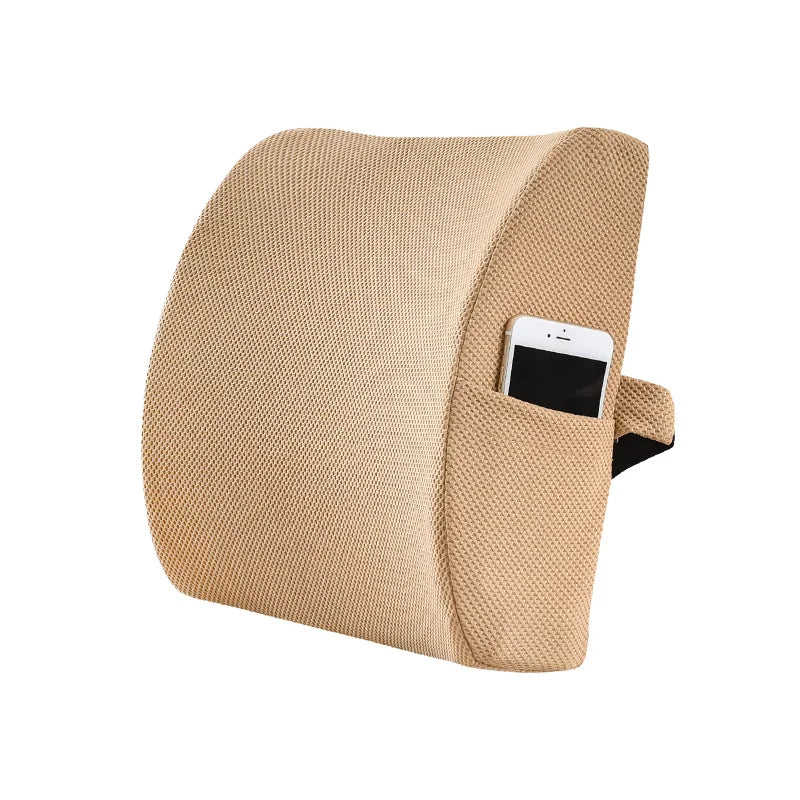 Mesh Back Support Lumbar Swivel Chair Teacher Office Chair Lower Memory Foam Back Support Cushion