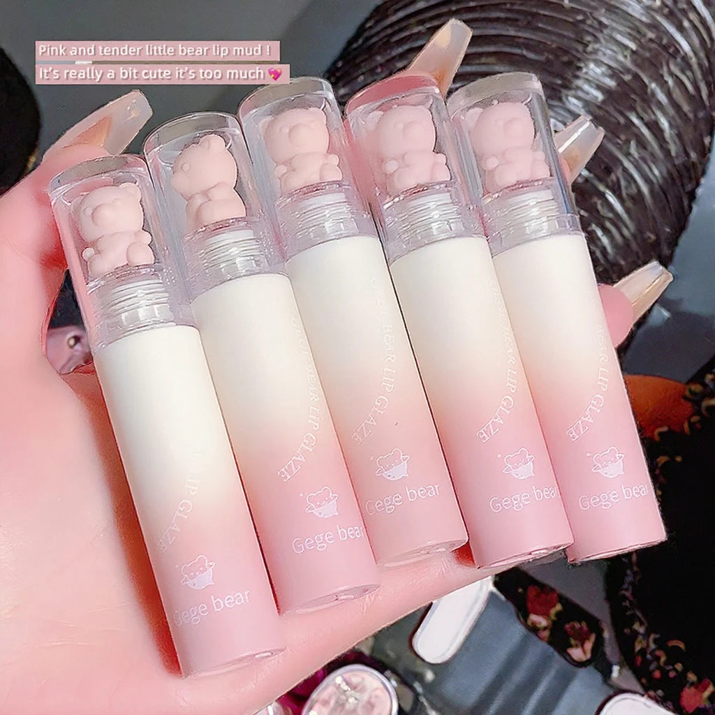 2026 NEW Factory Cosmetics GEGE Bear Wholesale Lip Gloss Cream Liquid Durable Lip Gloss Suitable for Lip Cosmetics