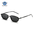 Teenyoun 2024 Luxury Custom Logo Polarized UV400 Lens Sun Glasses Metal Frame Small Oval Famous Brands Men Sun Glasses