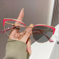 Custom Logo Fashion Cat Eye Anti Blue Light Blocking Glasses Retro Metal Glasses Photochromic Anti Blue Light Eyeglasses Frame