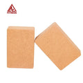 High Quality Home Light Weight Exercise ECO Friendly Gym OEM Body Building Training Pilates Custom Logo Fitness Cork Yoga Block
