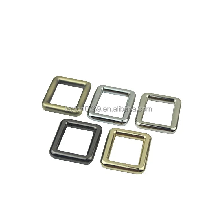 Stock Supply 20mm 0.75inch 4 Colors Good Quality Metal Round Rectangle Buckle for Leather Bag