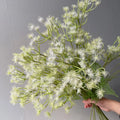 D218 Wholesale Cheap Artificial Flowers Single Stem Silk Flowers for Wedding Decoration Wedding Road Lead Flowers