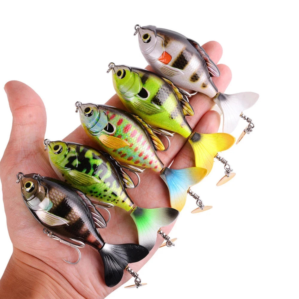 NewBility 9.5cm 16.9g Premium ABS Plastic Hard Fishing Swimbait 3D Eyes Topwater Fishing Lure