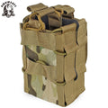 Molle Series 1000D Nylon Multi-Camo Tactical Magazine Pouch PC and Polyester Outdoor Usage