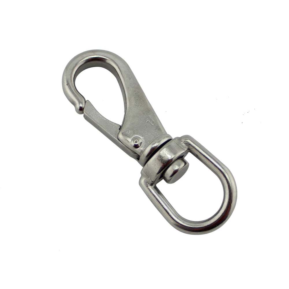 Spring Clip Snap Ring Dog Hook 304/316 Stainless Steel Snap Hook Swivel Clasp