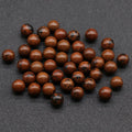 DIY Diy Natural Mahogany Obsidian jewelry ball Aquamarine gemstone Sphere for pendant