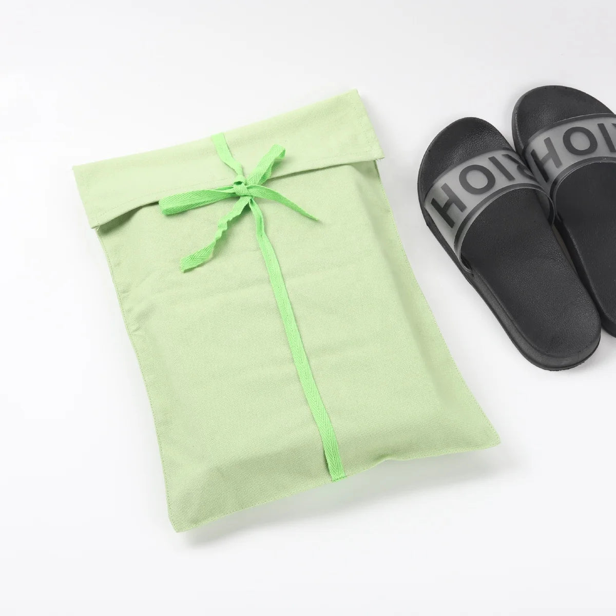Customized Canvas Flap Envelope Gift Packaging Bag Shoe Clothes Pouch Large Canvas Envelope Dust Bag