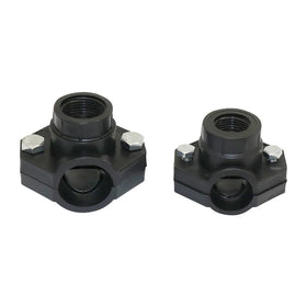 1/2 3/4 Inch Female Thread DN32 DN25 Pipe Brackets Saddle Clamp Agriculture Irrigation Pipe Saddle Clip