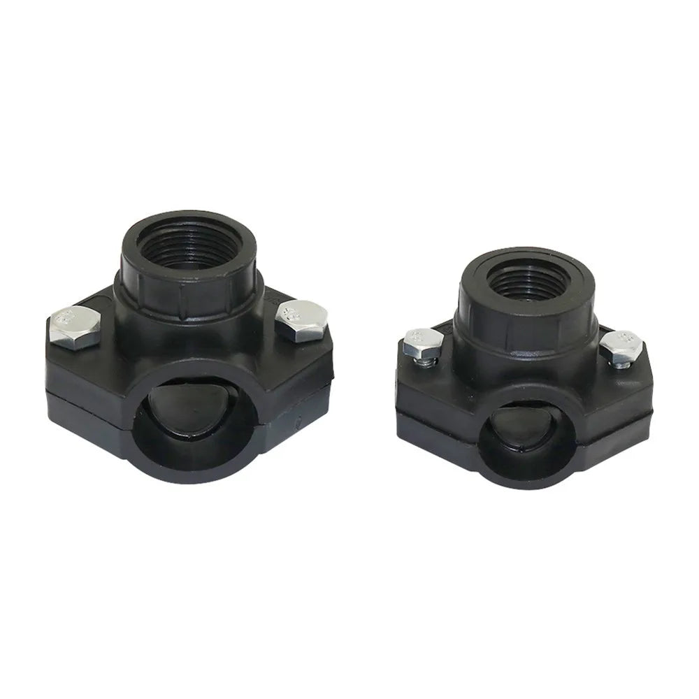 1/2 3/4 Inch Female Thread DN32 DN25 Pipe Brackets Saddle Clamp Agriculture Irrigation Pipe Saddle Clip