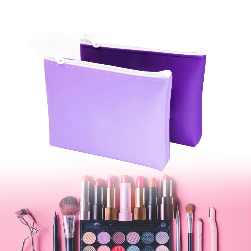 ONEQUAN Wholesale Travel Waterproof Zipper Makeup Organizer Case Silicone Pouch Bag