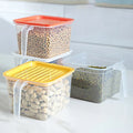 Sesame Hot Sale Fresh-keeping Airtight Food Storage Box With Handle & Lid Plastic Fridge Food Storage Container