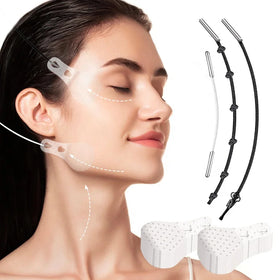Refill 40-Piece Waterproof Face Lift Tape Set for Face & Neck Eyes Lifting Transparent Yume Beauty YM-FT02