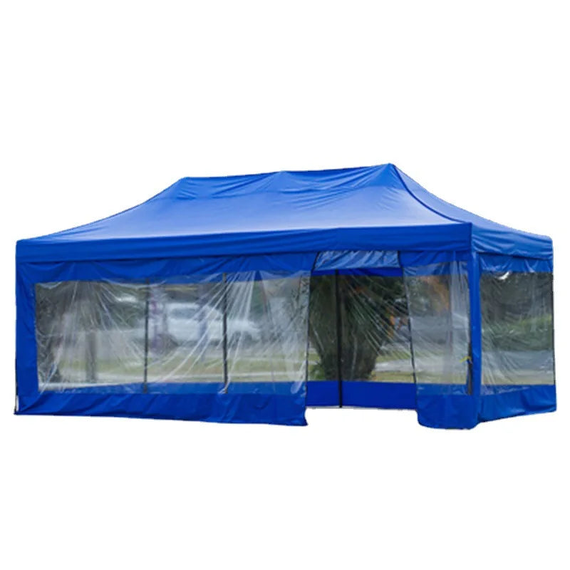 PIXING RC-Y101 Transparent Oxford Cloth Tent 3*6 Trade Show Extended Folding Canopy Steel Frame Four Corner Isolation Outdoor MegaBDM
