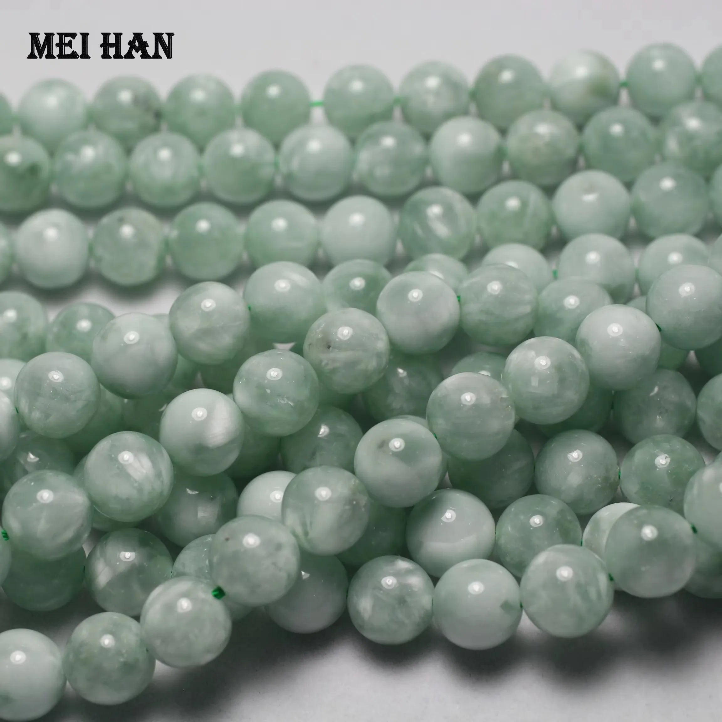 Wholesale Natural Mineral Angelite Loose Quartz Semi-precious Gemstone Loose Stone Beads for Jewelry Making Gift