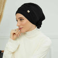 Best Selling Muslim Chiffon Instant Hijab Turbans Women Islamic Abaya Hijab Turban With Metal Accessories