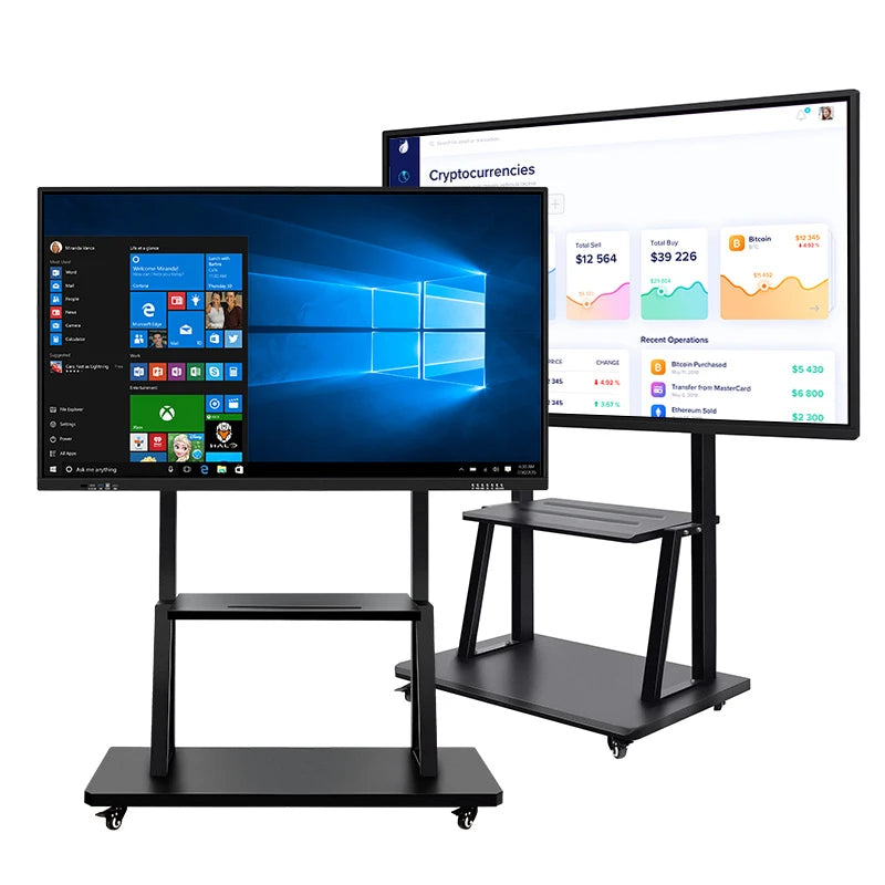 65" 75" Digital Smart White Board School Classroom Education Teaching Interactive Whiteboard for Conference