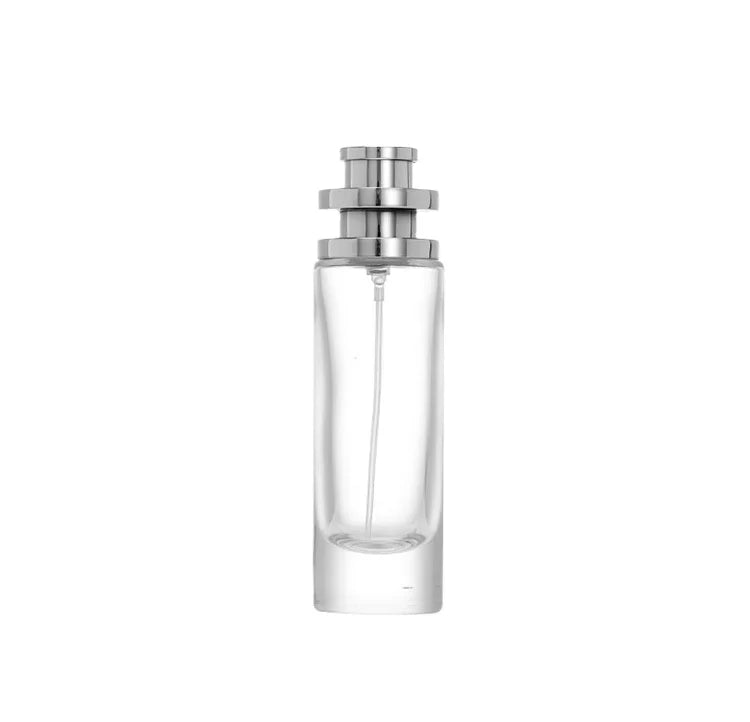 Empty New Design Transparent Cosmetic Mist Spray Bottles Custom 30ml 50ml 100ml Luxury Perfume Glass Bottle