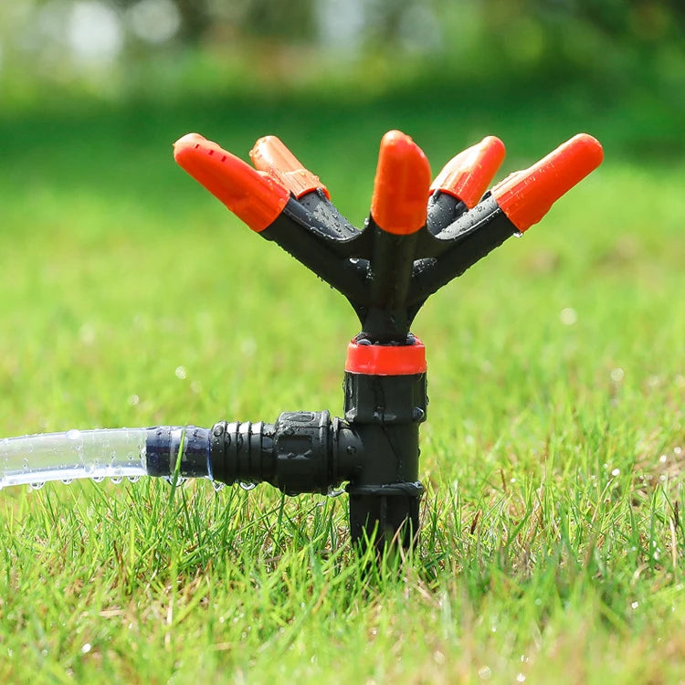 360 Rotating Lawn Garden Water Sprinklers Patio Auto Irrigation System Rotate Spray Sprinkler